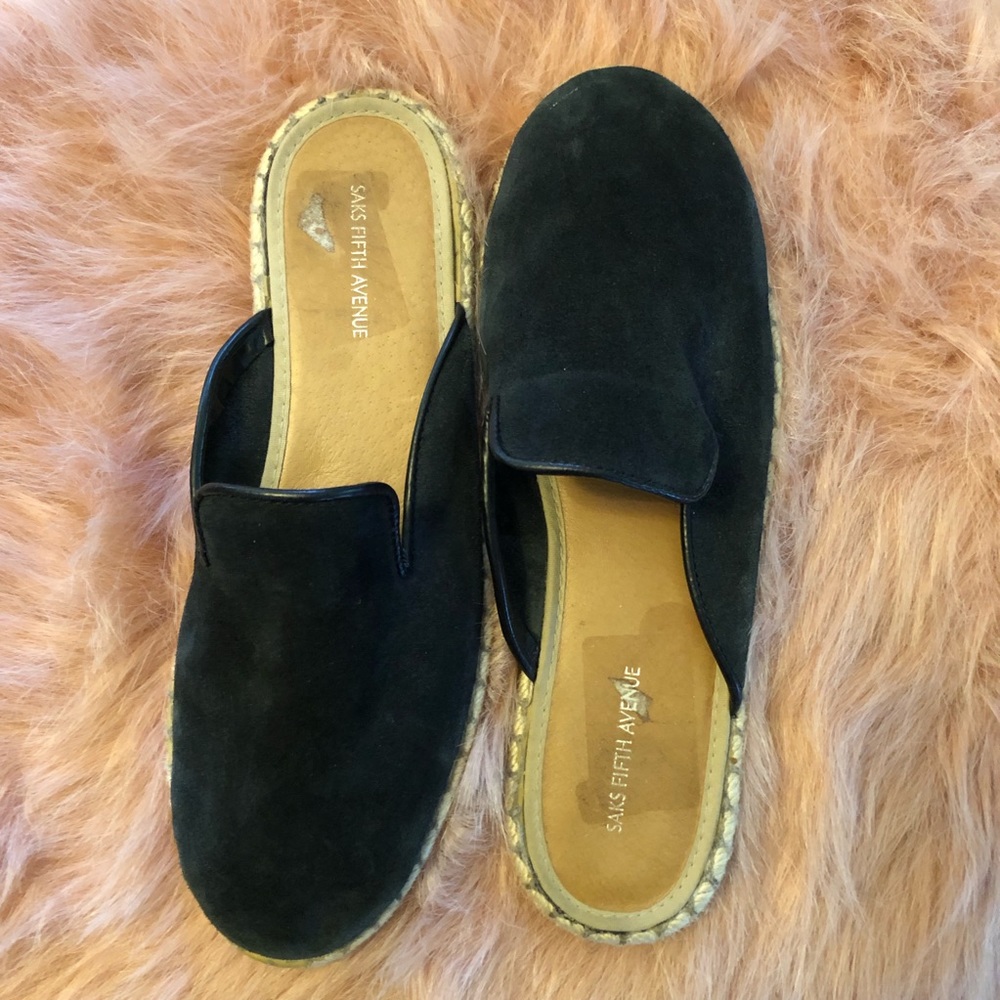😍100% Real Suede Espadrille Slides😍